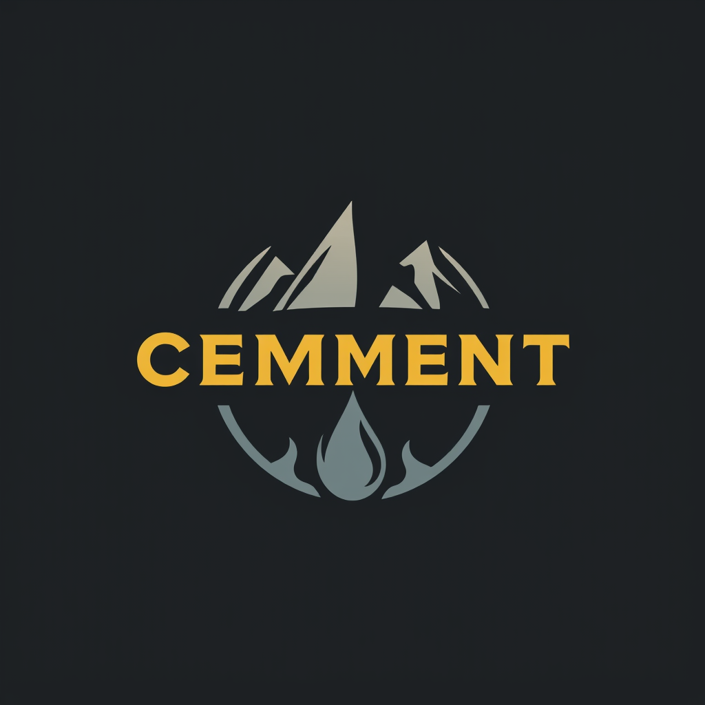 AI Design for Design a logo for cement dealership bussiness using hermetic laws 