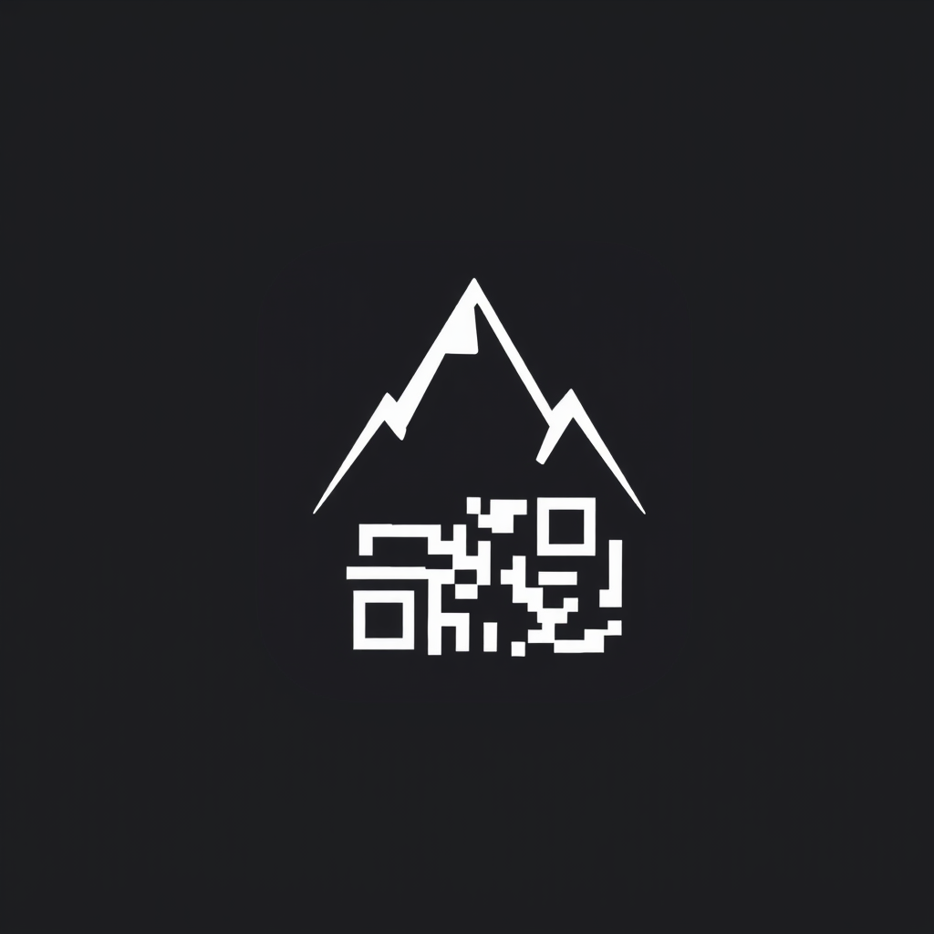 AI Design for an app icon for ios for an app which scaned fixed assets via qr code label