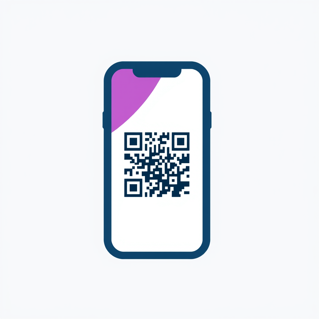 AI Design for icon for a inventory app with qr code