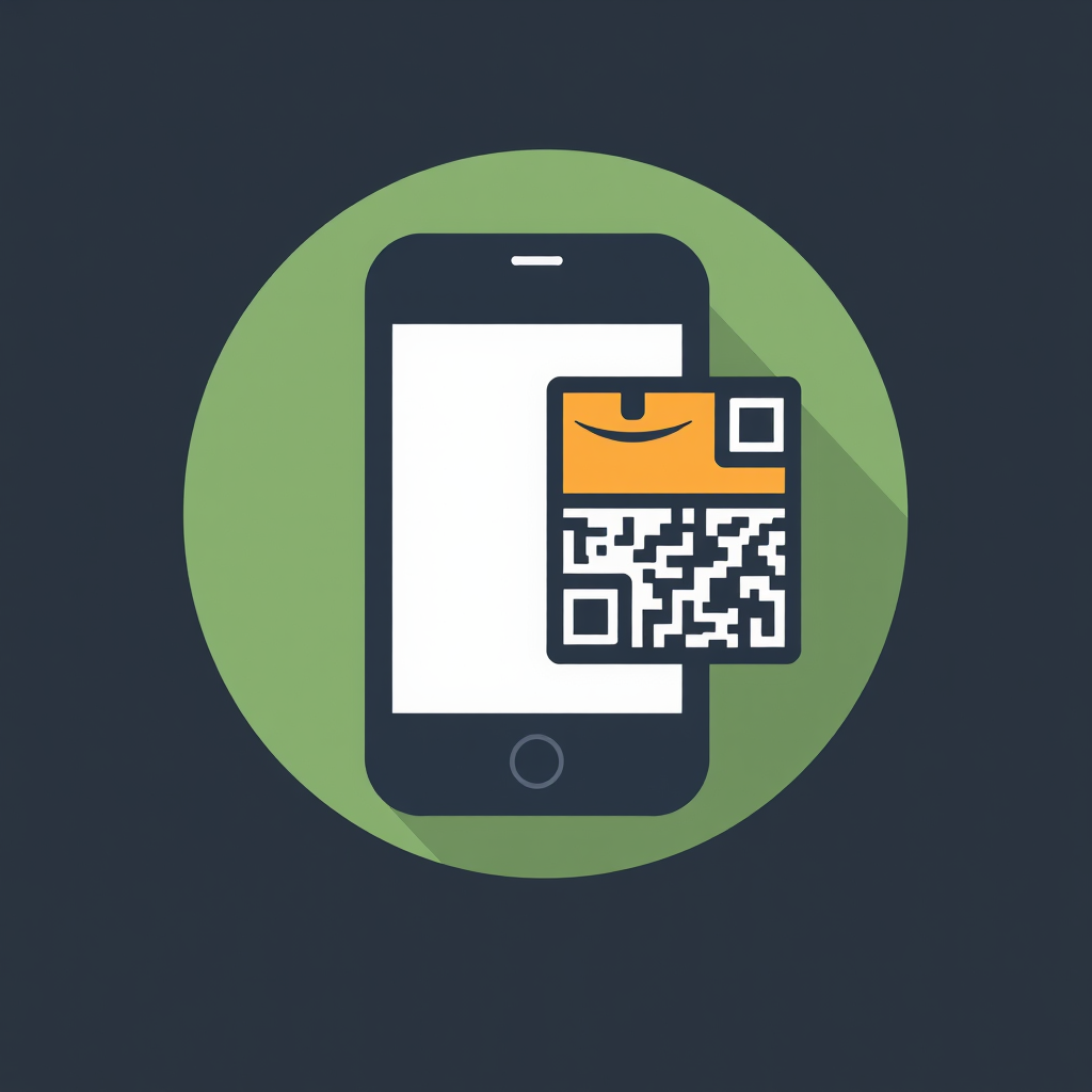 AI Design for app icon for a inventory app with qr code