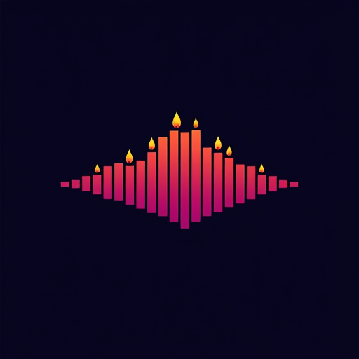 AI Design for Create a logo which is shaped likes pulse beats but made from multiple horizontally stacked candle stick patterns. The overall colour should be a gradient from #1cdaff to #00fca8