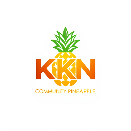 AI Design for KKN community with pineapple