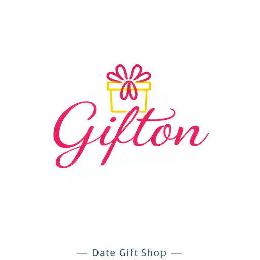 AI Design for Generate Joyful logo for my gift shop "Gifton". Do not add any taglines or anything.