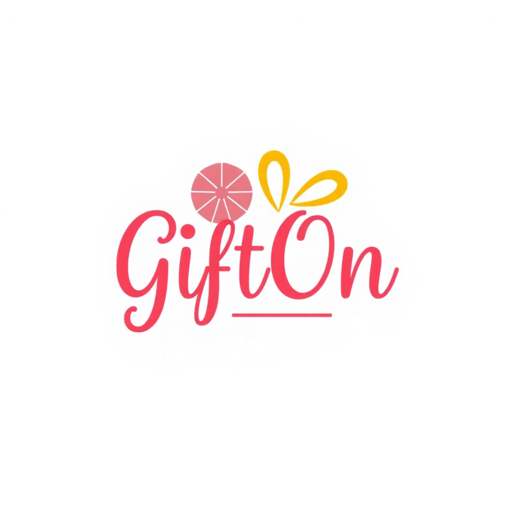 AI Design for Generate Joyful & spreading happiness-type logo for my gift shop "GiftOn". Do not add any taglines.