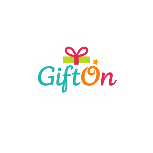 AI Design for A joyful logo for a Gift Shop named 'GiftOn'.