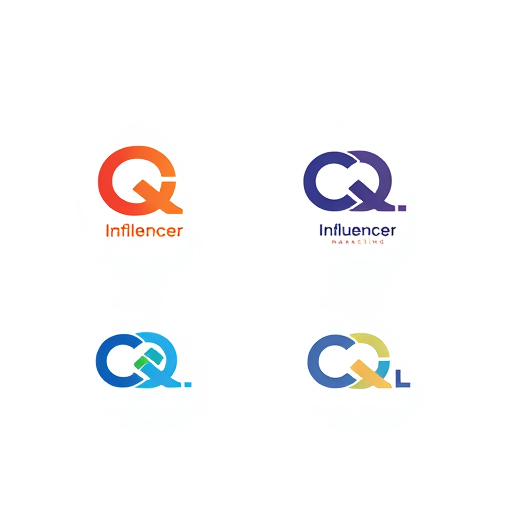 AI Design for I need variations with C and Q Letters combined or C letter sitting inside the Q Letter or any unique symbol which represents Influencer marketing with CIRQL