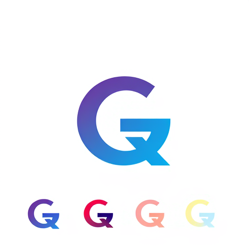 AI Design for I need a logo where C is placed inside the letter Q with different variations, use Montserrat and