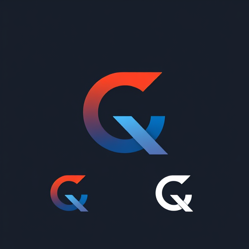 AI Design for I need a logo where C is placed inside the letter Q with different variations, use Montserrat and