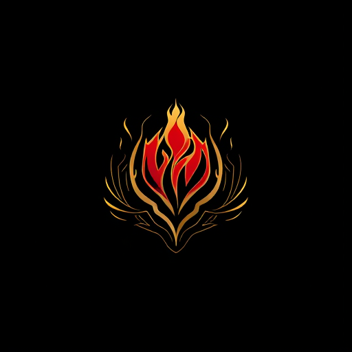AI Design for use the colour scheme black red and gold, include a noose
