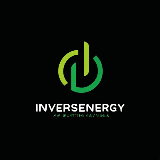 AI Design for Create a logo for InversEnergy, an energy auditing company that uses building data to calculate energy savings. Minimal, simple design.