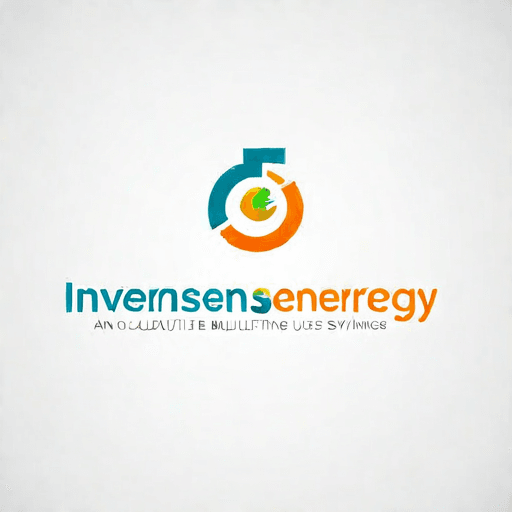AI Design for Create a logo for InversEnergy, an energy auditing company that uses building data to calculate energy savings. Minimal, simple design.