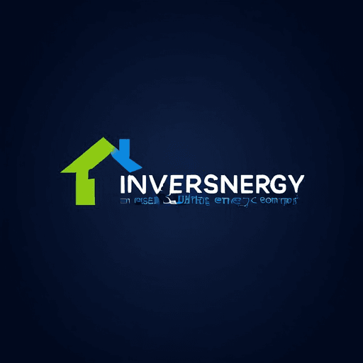 AI Design for Create a logo for InversEnergy, an energy auditing company that uses building data to calculate energy savings. Minimal, simple design.