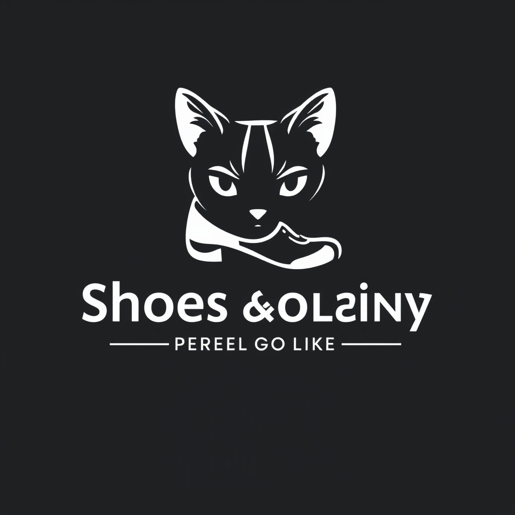 AI Design for a shoes company, for cats