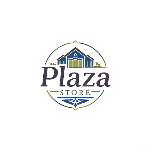 AI Design for Design a logo for a Store, the name of the store is "Plaza Store"