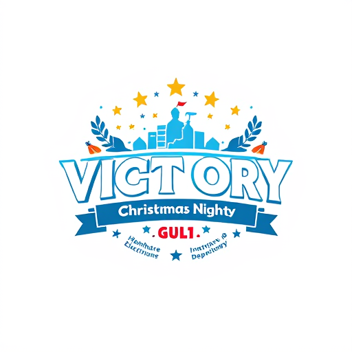 AI Design for Victory night Christmas party for Healthcare and Electronics and Information Technology Department