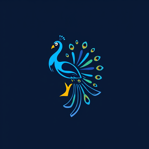 AI Design for cool Peacock