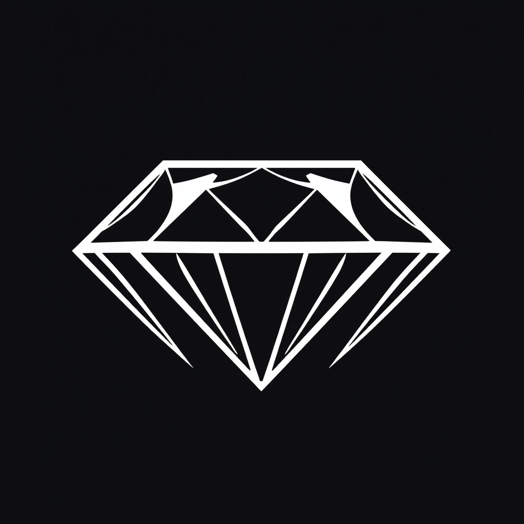 AI Design for parniyan tajhiz almas, Medical Equipment Company, Diamond Symbol