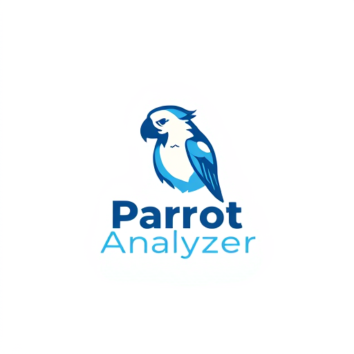 AI Design for Design a logo for an app which is named as a Parrot Analyzer