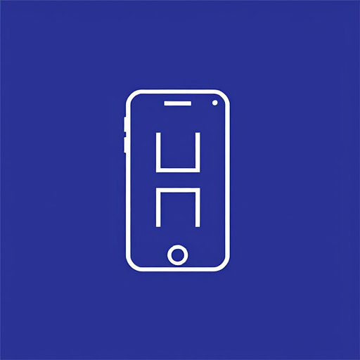 AI Design for The phone's outline forms the shape of the letter "H."