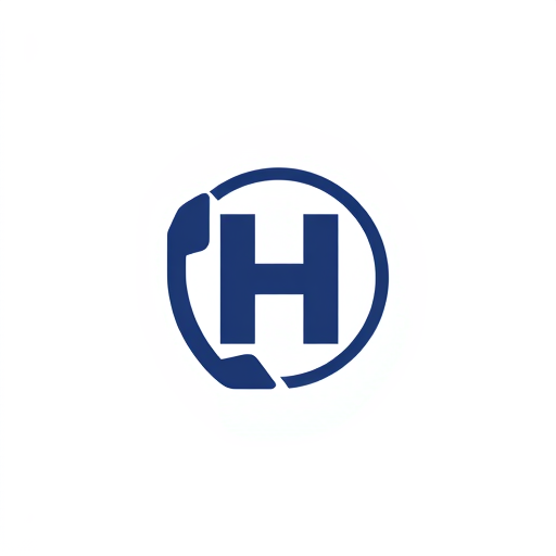 AI Design for The letter "H" is placed inside the of a phone