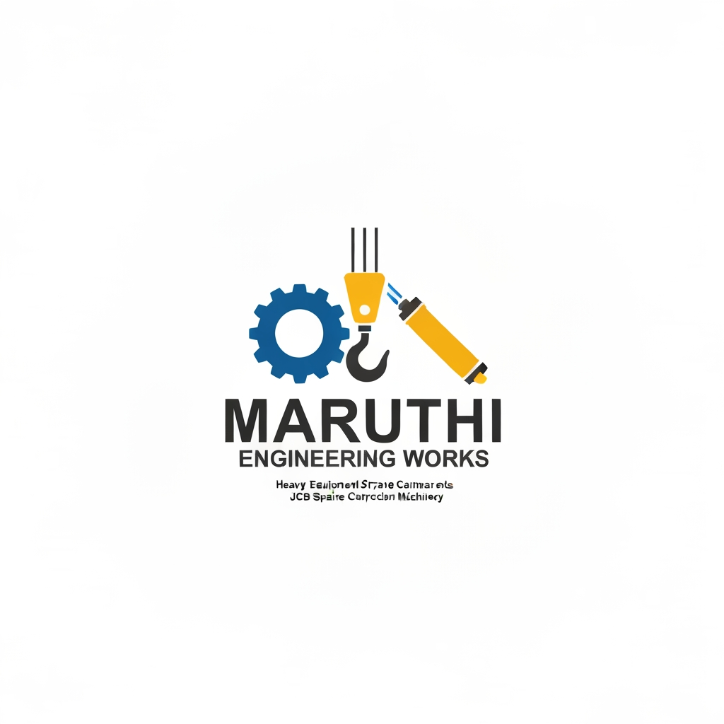 AI Design for Create a world-class engineering company logo similar in quality to Caterpillar, Komatsu, Liebherr, Bosch, or SKF branding.
Business Name:
MARUTHI ENGINEERING WORKS
Industry:
Heavy Equipment Spare Parts
Crane Components
JCB Spare Parts
Earthmoving Machinery
Icon:
Minimal gear combined with a crane hook and hydraulic cylinder.
Style:
Swiss design
Flat vector
Premium corporate identity
Industrial precision
Strong negative space
Balanced proportions
Colors:
Industrial Blue
Charcoal Grey
Construction Yellow
High contrast, clean edges, scalable vector logo.