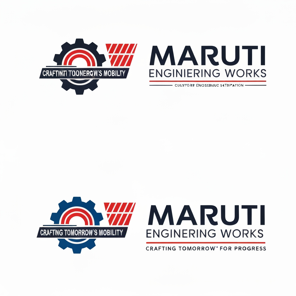 AI Design for need logo designs for maruthi engineering works...