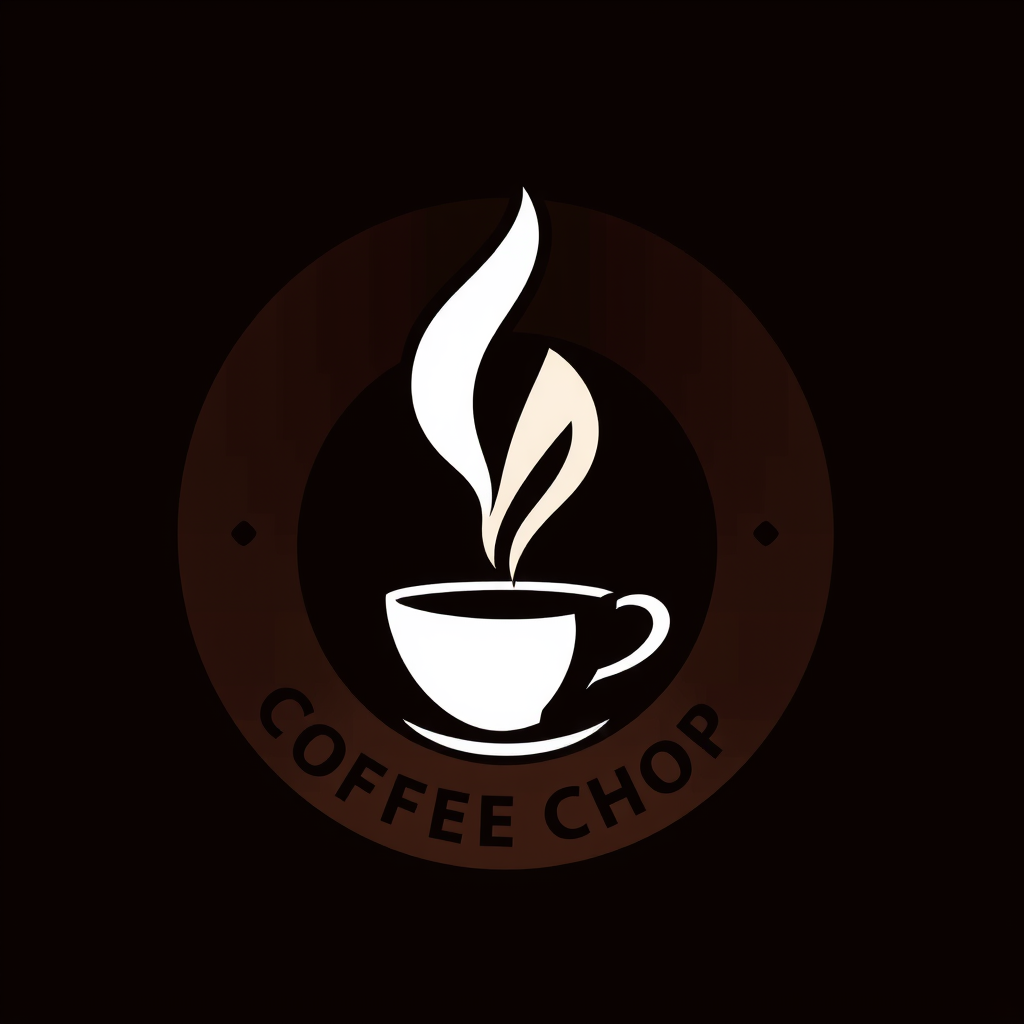 AI Design for make a modern advanced logo for a coffee shop