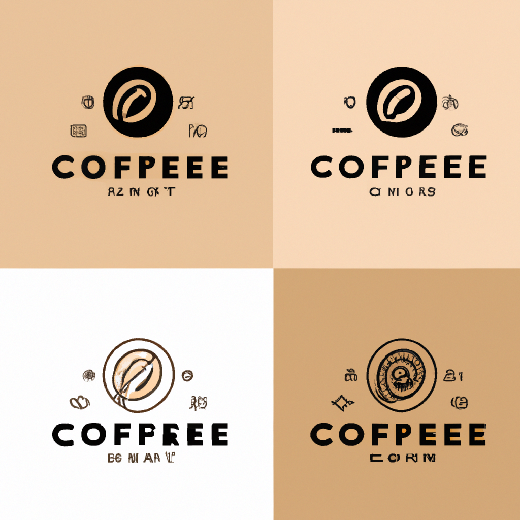 AI Design for make a modern advanced logo for a coffee shop
