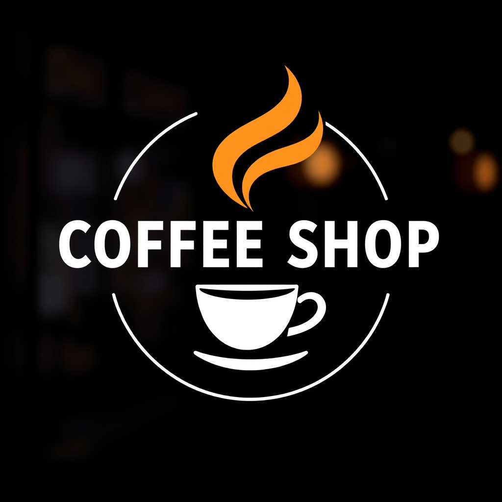 AI Design for make a modern advanced logo for a coffee shop