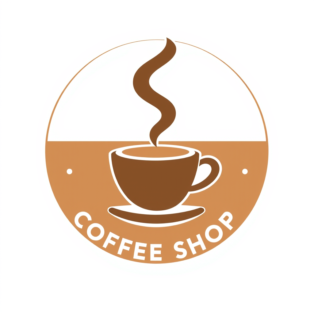 AI Design for make a modern advanced logo for a coffee shop
