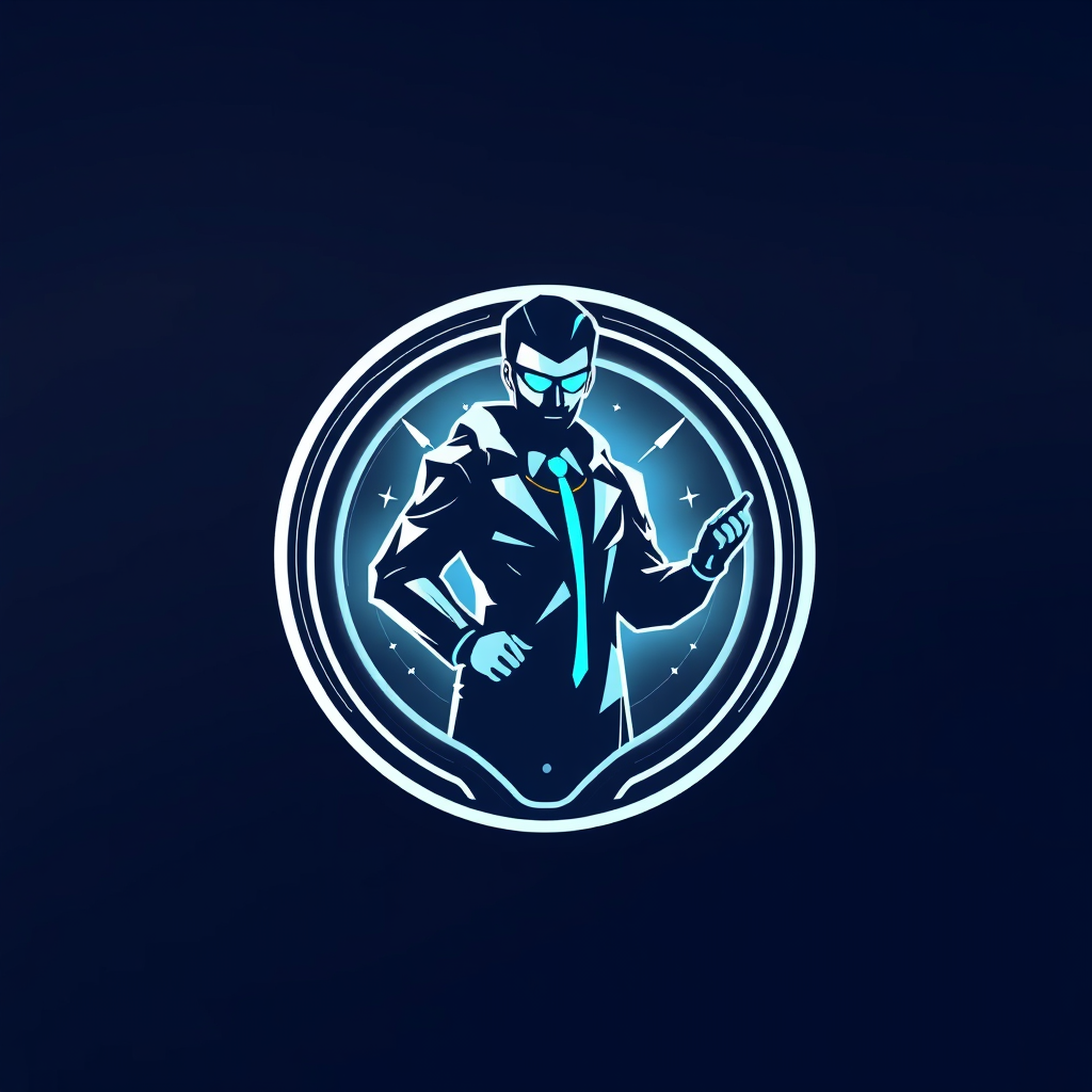 AI Design for futuristic freelancer logo