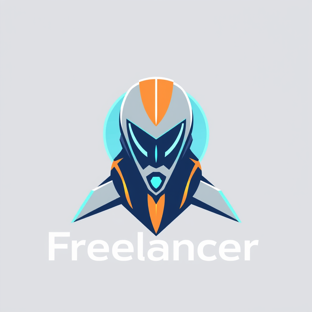 AI Design for futuristic freelancer logo