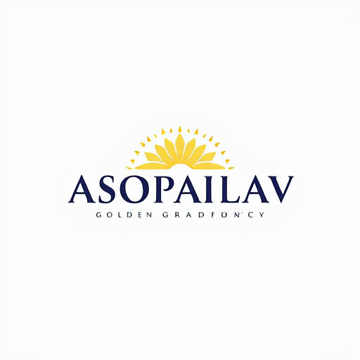AI Design for Asopalav Creation golden gradiant other options