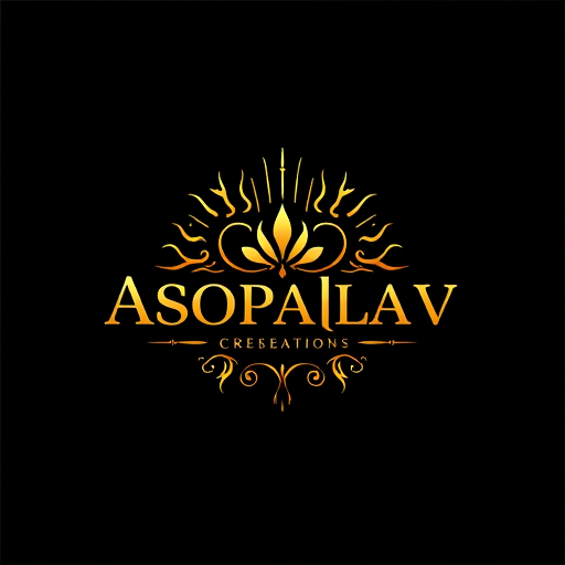 AI Design for Asopalav Creation golden gradiant other options