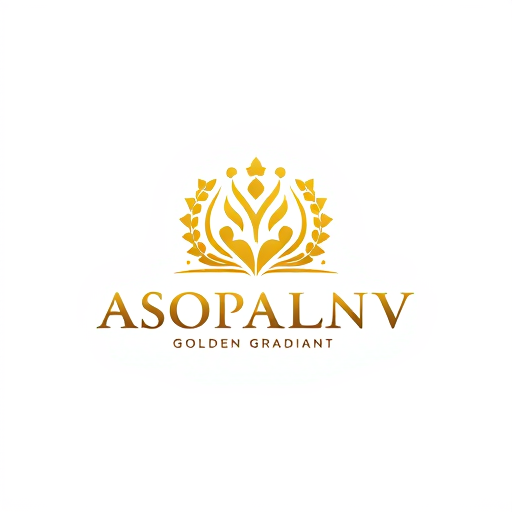 AI Design for Asopalav Creation golden gradiant other options