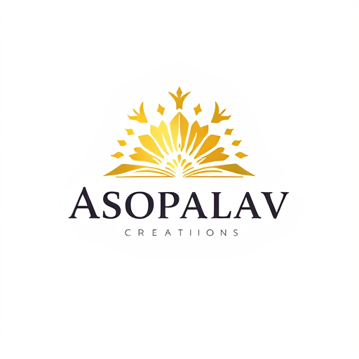 AI Design for Asopalav Creation golden gradiant
