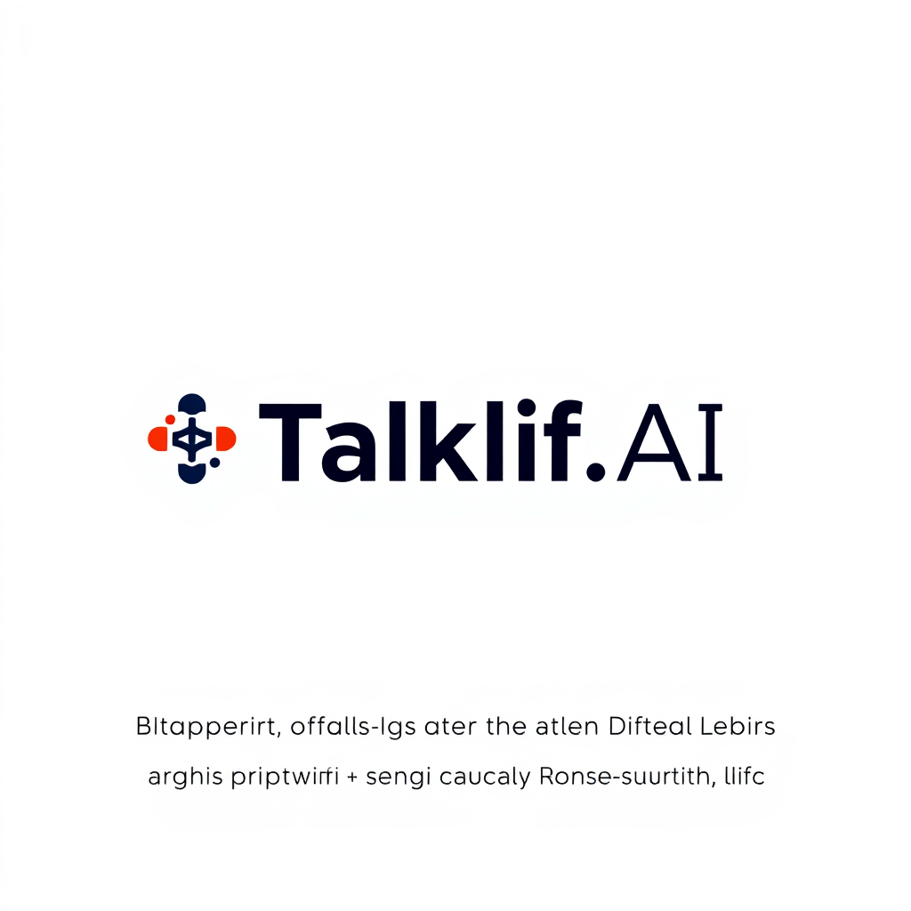 AI Design for Design a modern, tech-inspired logo for a startup called 'Taklif.AI.' The word 'Taklif' is Arabic for 'assignment.' our slogan is Empowering Instructors to Craft Unique and Original Programming, Data Science, and Math Assignments with LLMs