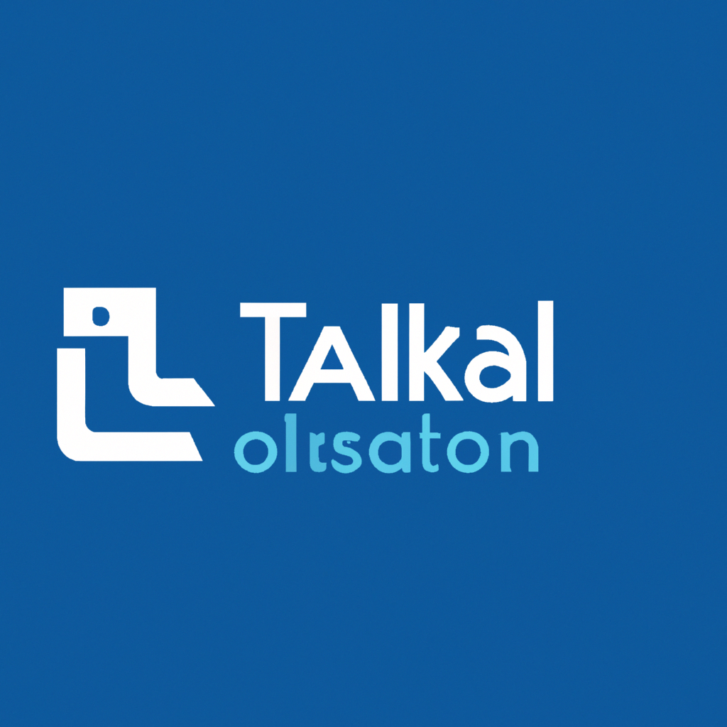 AI Design for Design a modern, tech-inspired logo for a startup called 'Taklif.AI.' The word 'Taklif' is Arabic for 'assignment.' Use clean lines, minimalist shapes, and a professional color scheme that reflects innovation, education, and technology.