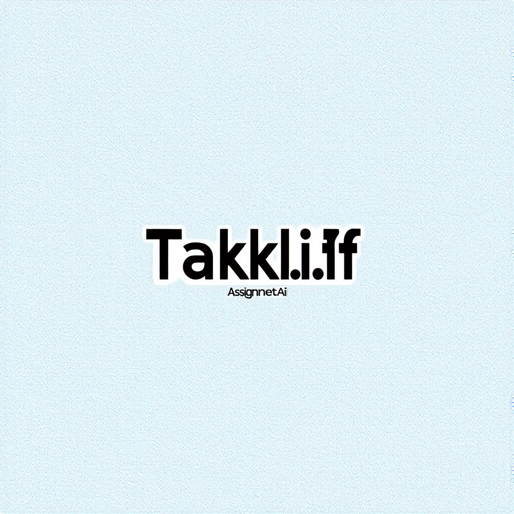 AI Design for Design a modern, tech-inspired logo for a startup called 'Taklif.AI.' The word 'Taklif' is Arabic for 'assignment.' our slogan is Empowering Instructors to Craft Unique and Original Programming, Data Science, and Math Assignments with LLMs