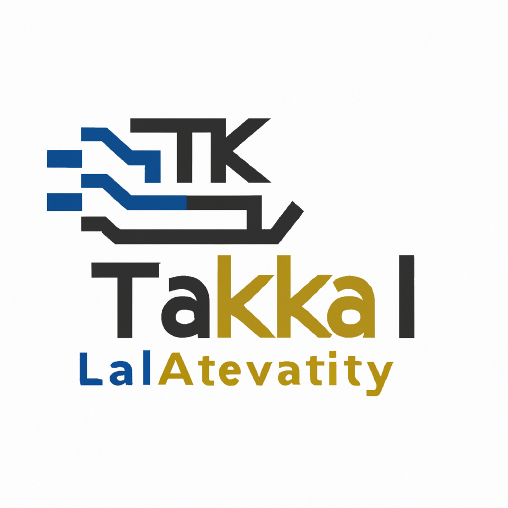 AI Design for Design a modern, tech-inspired logo for a startup called 'Taklif.AI.' The word 'Taklif' is Arabic for 'assignment.' our slogan is Empowering Instructors to Craft Unique and Original Programming, Data Science, and Math Assignments with LLMs