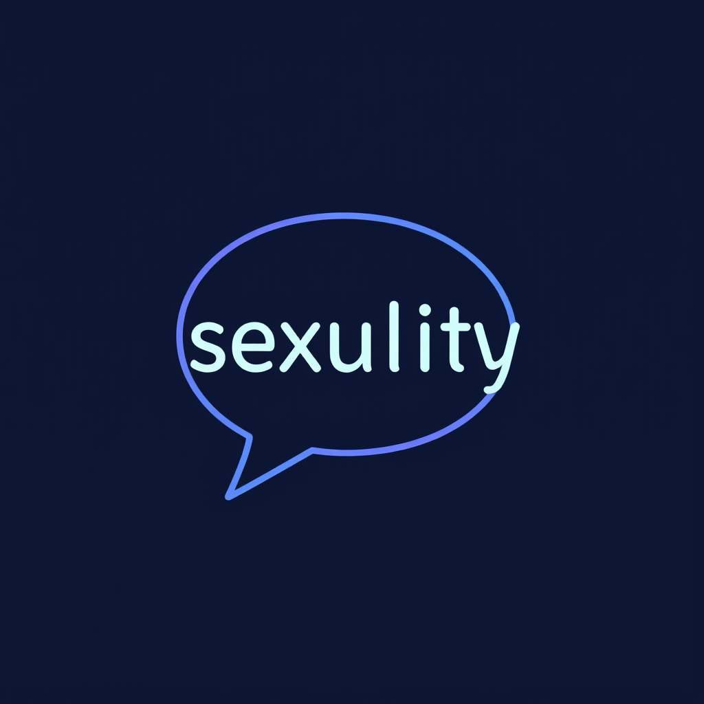 AI Design for A logo for a company that wants to create an online space for open free and authentic discussions about sexuality from a Christian perspective. The target audience is 13-25 year olds Base the logo around a speech bubble. and use blues and deep purples in the colors.