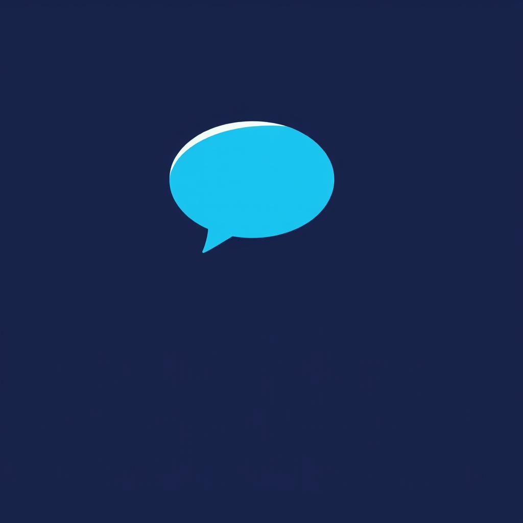 AI Design for A logo for a company that wants to create an online space for open free and authentic discussions about sexuality from a Christian perspective. The target audience is 13-25 year olds Base the logo around a speech bubble. and use blues and deep purples in the colors.