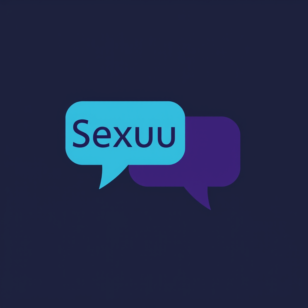 AI Design for A logo for a company that wants to create an online space for open free and authentic discussions about sexuality from a Christian perspective. The target audience is 13-25 year olds Base the logo around a speech bubble. and use blues and deep purples in the colors.