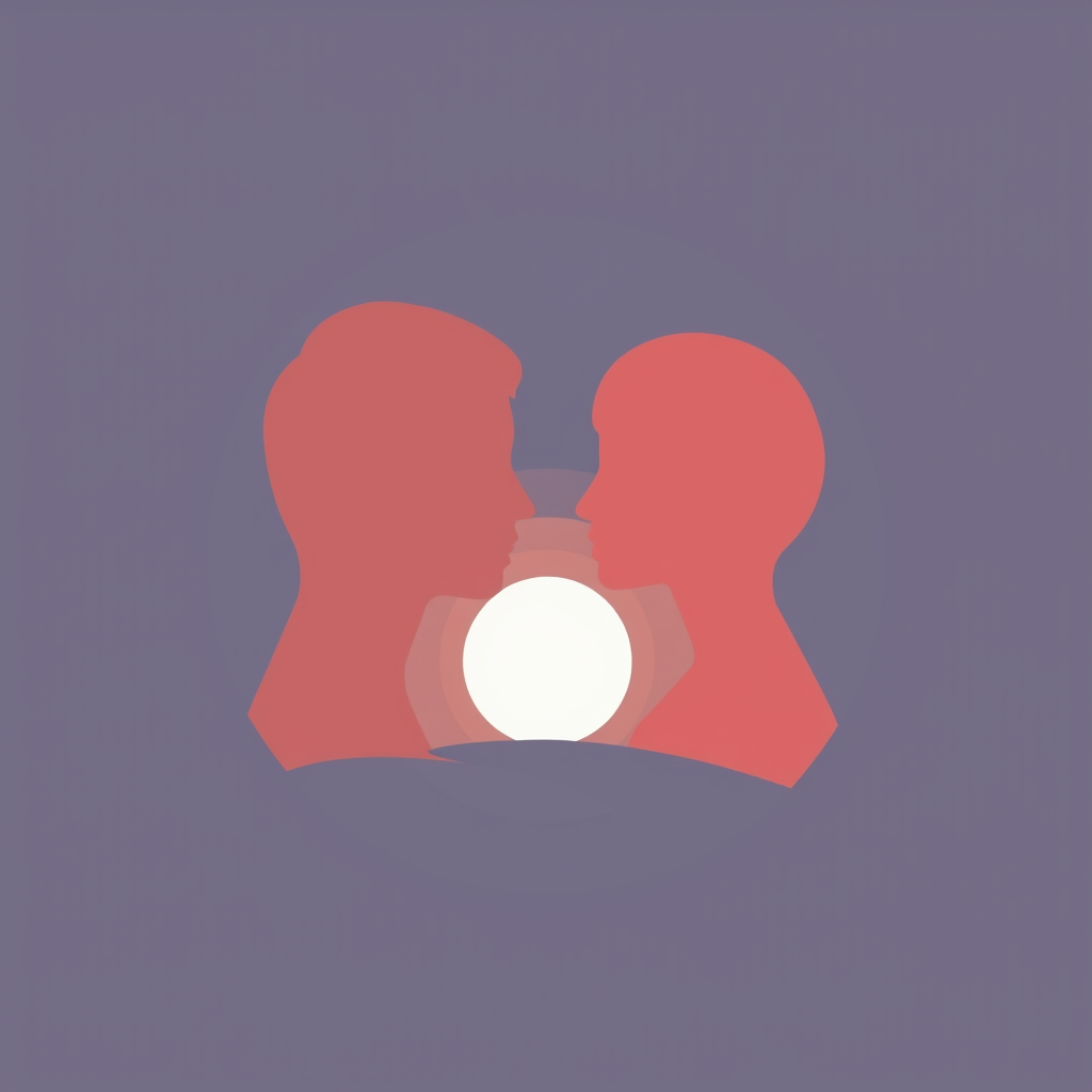 AI Design for A logo for a company that wants to create an online space for open free and authentic discussions about sexuality from a Christian perspective.