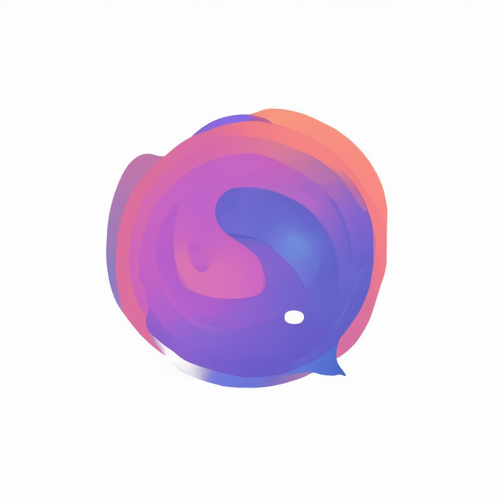 AI Design for A logo for a company that wants to create an online space for open free and authentic discussions about sexuality from a Christian perspective. The target audience is 13-25 year olds Base the logo around a speech bubble. and use blues and deep purples in the colors.