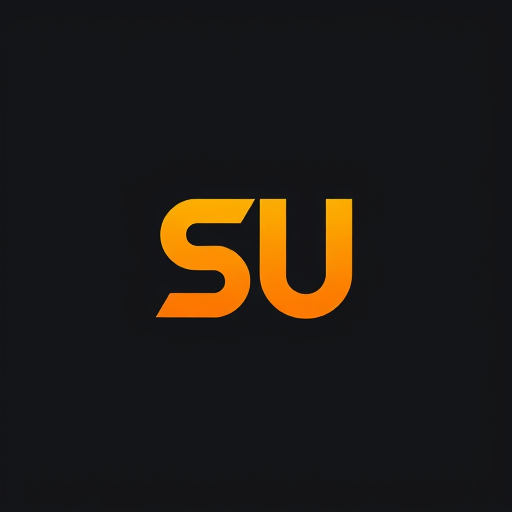 AI Design for a logo with the featuring the letters SU