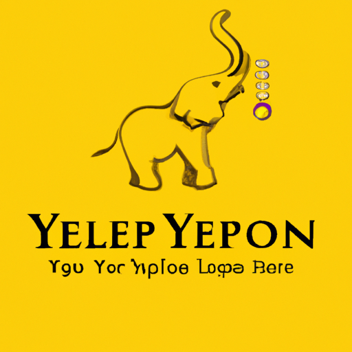 AI Design for designa logo for a jewellery brand named yellorr with elephant as a logo