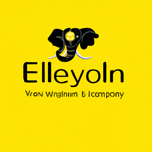 AI Design for designa logo for a jewellery brand named yellorr with elephant as a logo