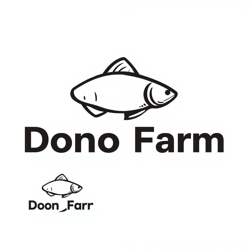 AI Design for Buatkansaya logo Dono Farm dengan ciri khas ikan lele 10 logo