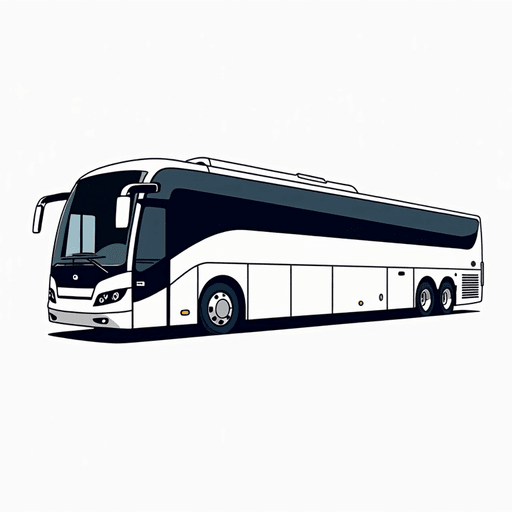 AI Design for modern design with icon for company Tulsa Charter Bus Company. sleek like uber. DO NOT use a bus icon. use typography